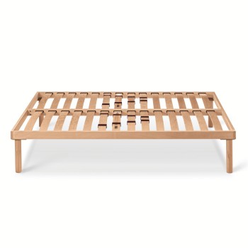 Rete a doghe in legno 165 cm Sintesy Strong dettaglio listelli