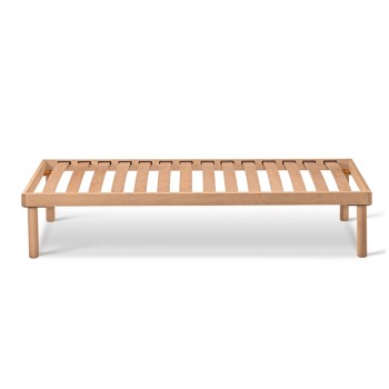Rete a doghe in legno da 90 cm Sintesy, vista frontale