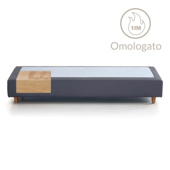 Sommier Technobase economico 80 cm, dettaglio legno