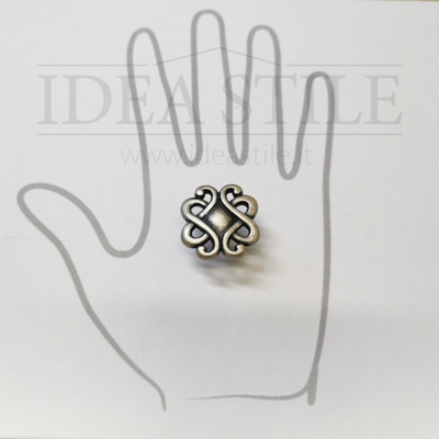 Pomello intreccio argento antico +33,00 €