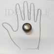 Pomello tondo bordato argento antico +33,00 €