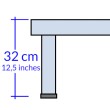 Rete con gambe altezza 32 cm +37,00 €