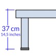 Rete con gambe altezza 37 cm +37,00 €
