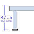 Rete con gambe altezza 47 cm +25,00 €